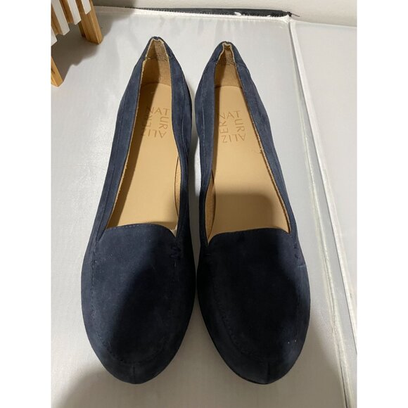 Naturalizer Women's Navy Blue Suede Slip-On Loafers Size 8.5M - Picture 13 of 16